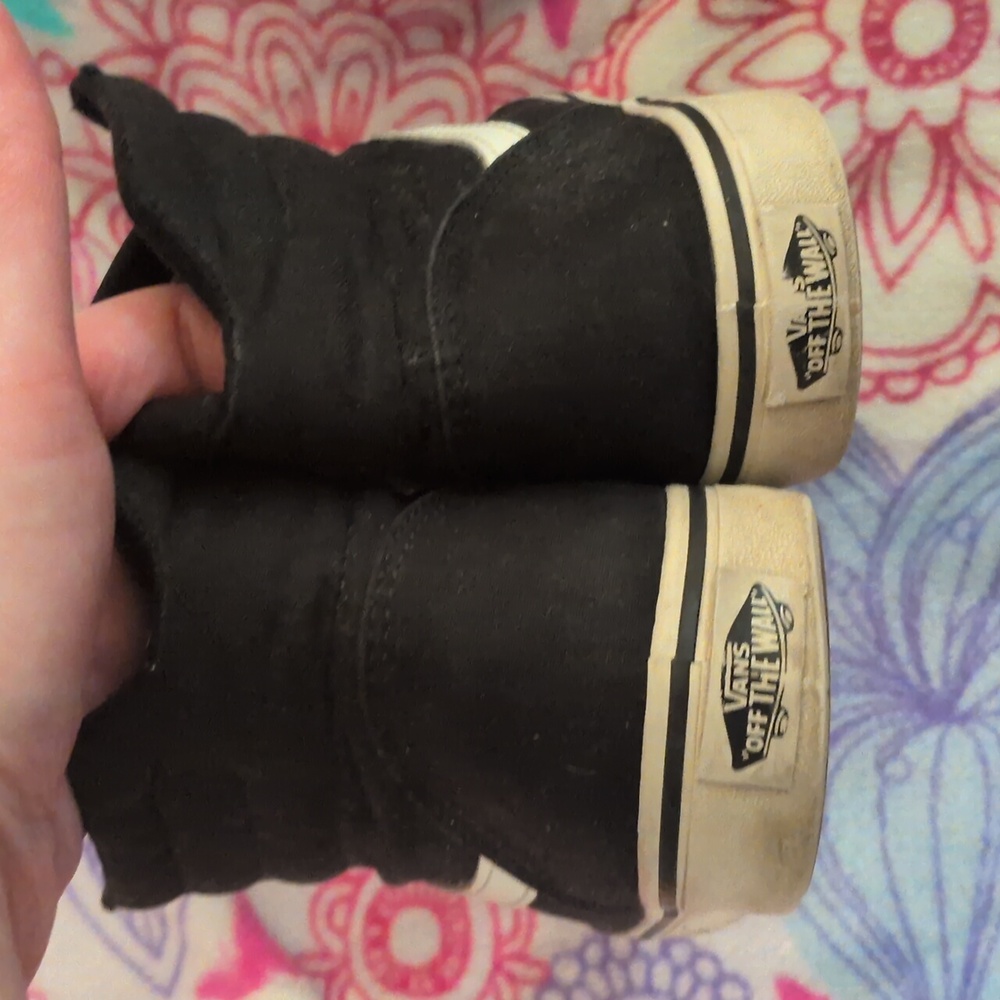 Vans Ladies Black and White High-Tops Womens Size 8.5 - Picture 10 of 10